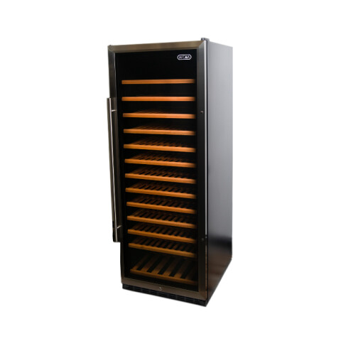 [128-S-SS] Heladera de vinos de 150 botellas, Puerta Negra (copia)